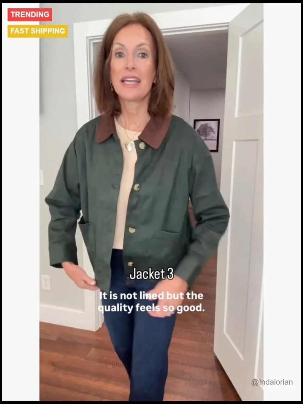 Faux Suede Button Down Shacket with Contrast Collar and Pockets